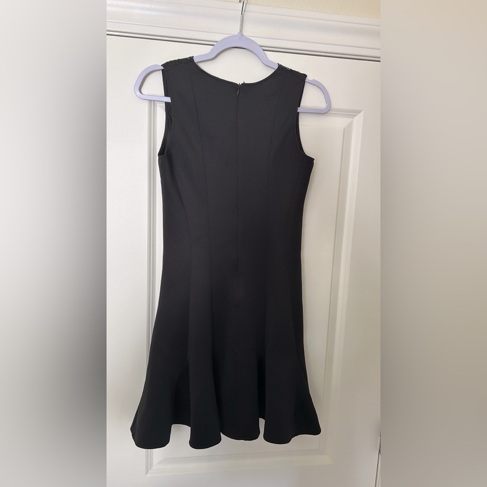 Aqua Black Lace Detail Dress Size M - Picture 4 of 10